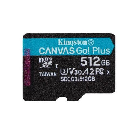 Trans Flash 512 Gb Canvas Go Plus (Sdcg3/512Gbsp) Class 10 (Senza Adattatore)