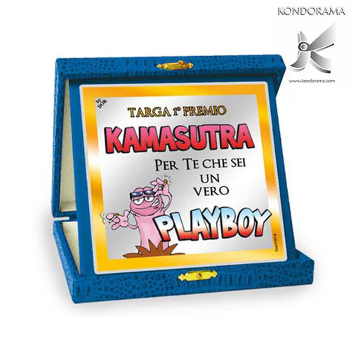 Targa Premio Kamasutra per Te Che Sei Un Vero Playboy Targa Premio Divertente Idea Regalo per single Casa e cucina/Decorazioni per interni/Accessori decorativi/Targhe e cartelli Kondorama - Martinsicuro, Commerciovirtuoso.it