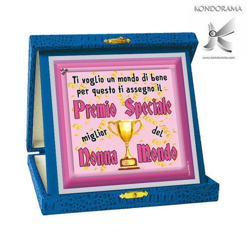 Targa Premio Speciale Miglior Nonna Del Mondo Targa Premio Divertente Idea Regalo per nonne Casa e cucina/Decorazioni per interni/Accessori decorativi/Targhe e cartelli Kondorama - Martinsicuro, Commerciovirtuoso.it