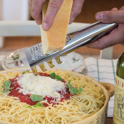 Mestolo Pasta Spaghetti Con Grattugia 2in1 Acciaio Formaggio Verdure Cucina Casa, arredamento e bricolage > Cucina > Grattugie Trade Shop italia - Napoli, Commerciovirtuoso.it