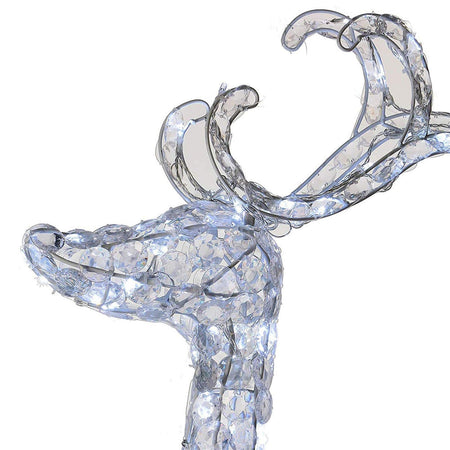 Decorazione natalizia "Renna in Piedi" con cristalli 120 led da esterno h 92 cm Casa e cucina/Decorazioni per interni/Addobbi e decorazioni per ricorrenze/Decorazioni natalizie/Oggettistica MagiediNatale.it - Altamura, Commerciovirtuoso.it