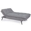 Divano letto 3 posti Joseph  grigio in tessuto con braccioli regolabili Casa e cucina/Arredamento/Soggiorno/Divani Decor Space - Altamura, Commerciovirtuoso.it