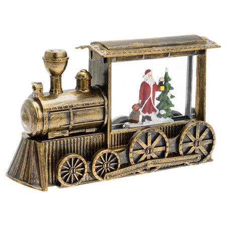 Lanterna natalizia "Treno" effetto nevicata decorazione a led con batteria Casa e cucina/Decorazioni per interni/Addobbi e decorazioni per ricorrenze/Decorazioni natalizie/Neve artificiale MagiediNatale.it - Altamura, Commerciovirtuoso.it