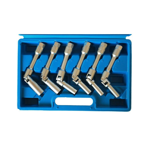 Kit 6 Chiavi Bussola Snodate Per Candelette Auto Diesel Da 8 A 16 Mm 3/8 160mm Fai da te/Utensili elettrici e a mano/Utensili a mano/Bussole e set di bussole/Corredi di bussole/Standard Trade Shop italia - Napoli, Commerciovirtuoso.it