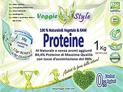 Proteine Vegane 100% BIO RAW 1Kg