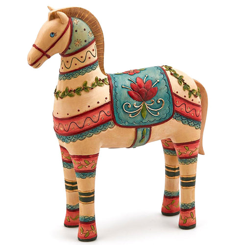 Statuetta Russia Cavallo dello schiaccianoci con colori natalizi in poli-resina h 30 cm Storia EDG 2020 Casa e cucina/Decorazioni per interni/Addobbi e decorazioni per ricorrenze/Decorazioni natalizie/Schiaccianoci MagiediNatale.it - Altamura, Commerciovirtuoso.it