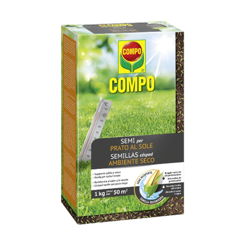 Seme Prato al Sole tappeto erboso per terreni secchi ed esposti al sole Giardino e giardinaggio/Giardinaggio/Fertilizzanti e concimi/Fertilizzanti per il prato La Zappa - Altamura, Commerciovirtuoso.it