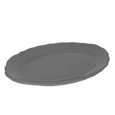 Piatto juliet grigio ovale cm35x26h3 Vacchetti