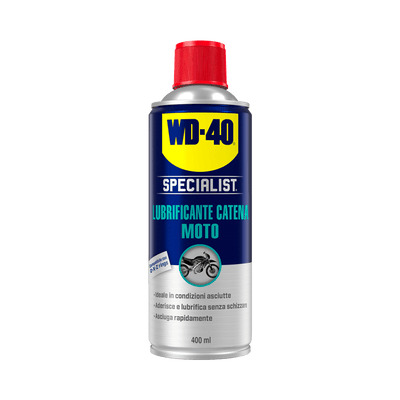 WD-40 Specialist moto lubrificante catena condizioni asciutte