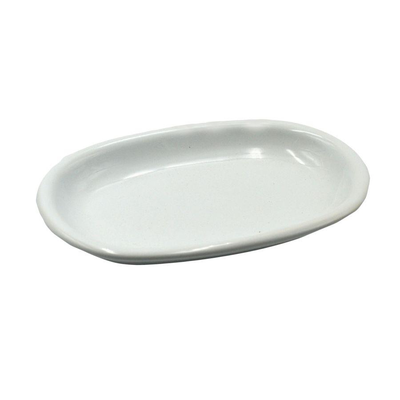Piatto romeo bianco ovale cm36x25h4 Vacchetti
