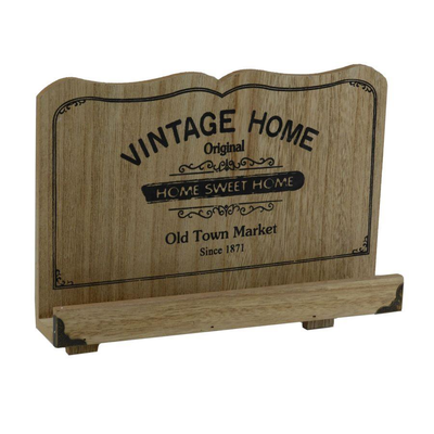 Leggio legno naturale vintage home cm30x6,3h23 Vacchetti