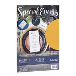 Carta metallizzata Special Events - A4 - 250 gr - oro - Favini - conf. 10 fogli Casa e cucina/Hobby creativi/Carta e lavorazione della carta/Carta/Carta decorativa Eurocartuccia - Pavullo, Commerciovirtuoso.it