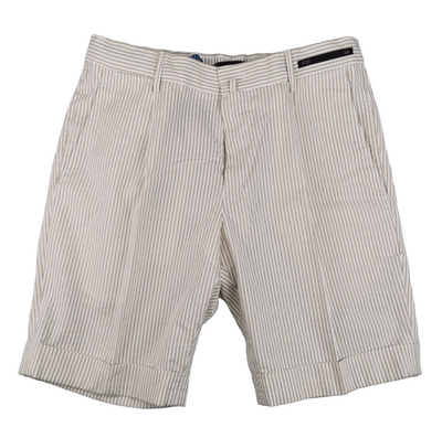 Bermuda uomo PT Torino - a righe - colore bianco/beige Moda/Uomo/Abbigliamento/Pantaloncini Couture - Sestu, Commerciovirtuoso.it