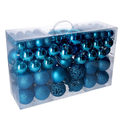 Sfera plastica confezione 100 pezzi azzurro cmø4,6,8 Vacchetti