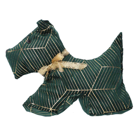 Fermaporta tessuto cane verde cm35x5h26 Vacchetti