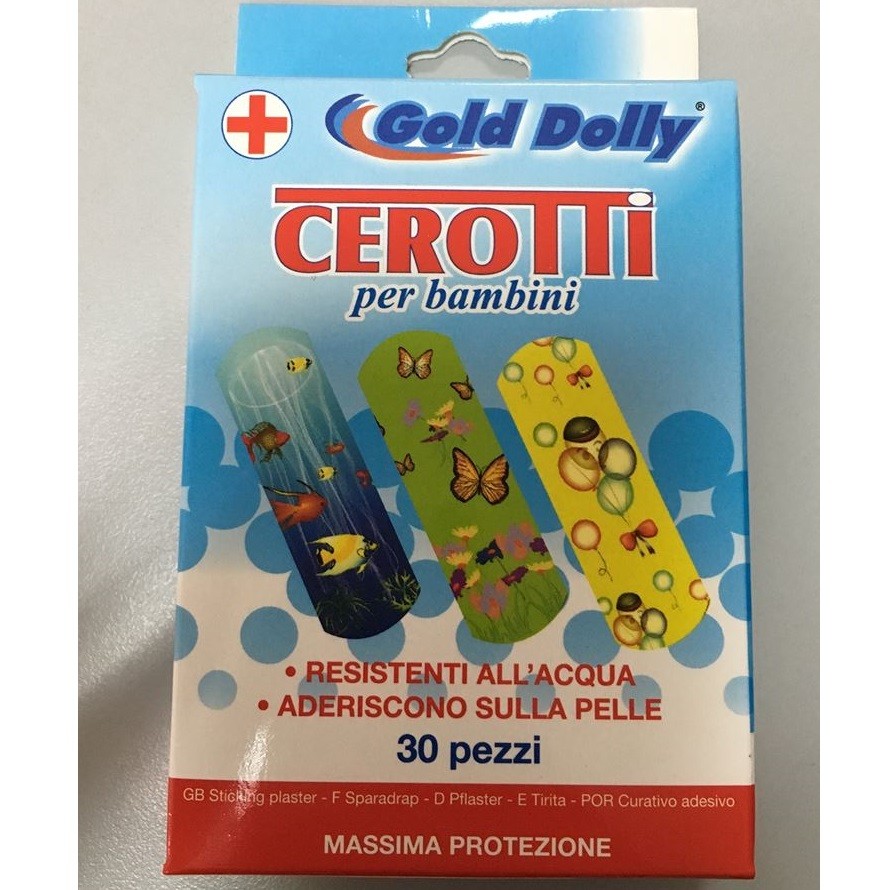 Set 90 Pezzi Cerotti Cerottini Per Bambini Per Ferite Cutanea Resistenti  Acqua 