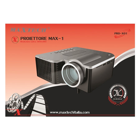 Proiettore Hdmi Sd Usb Max 1080p Lente F125 Messa A Fuoco 24 W Maxtech Pro-x01 Elettronica/Home Cinema TV e video/Proiettori Trade Shop italia - Napoli, Commerciovirtuoso.it