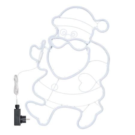Figura luminosa "Babbo Natale" con luce a neon bifacciale decorazione da 57 cm Casa e cucina/Decorazioni per interni/Addobbi e decorazioni per ricorrenze/Decorazioni natalizie/Luci natalizie/Catene luminose per esterni MagiediNatale.it - Altamura, Commerciovirtuoso.it