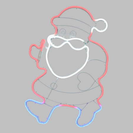Figura luminosa "Babbo Natale" con luce a neon bifacciale decorazione da 57 cm Casa e cucina/Decorazioni per interni/Addobbi e decorazioni per ricorrenze/Decorazioni natalizie/Luci natalizie/Catene luminose per esterni MagiediNatale.it - Altamura, Commerciovirtuoso.it
