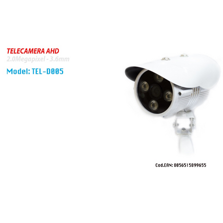 Telecamera Ahd/cvi/tvi/cubs 3.6mm Videosorveglianza Impermeabile Maxtech Tel-d005 Sistemi di Videosorveglianza Trade Shop italia - Napoli, Commerciovirtuoso.it