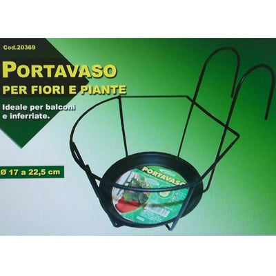 Portavaso Per Piante E Fiori Ideale Per Balconi E Inferriate In Metallo Vasi Fiori Trade Shop italia - Napoli, Commerciovirtuoso.it