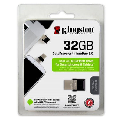 Kingston 32gb Dtduo3.0 Microduo Usb 3.0 Otg Micro Usb Flash Memory Drive 32 Gb Informatica e Videogiochi > Archiviazione Dati > Penne USB Trade Shop italia - Napoli, Commerciovirtuoso.it