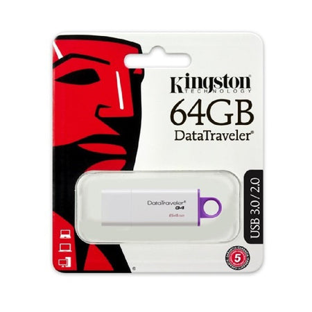 Kingston Chiavetta Usb 3.0/2.0 64gb Pen Drive Penna 64 Gb Datatraveler G4  Memoria - commercioVirtuoso.it