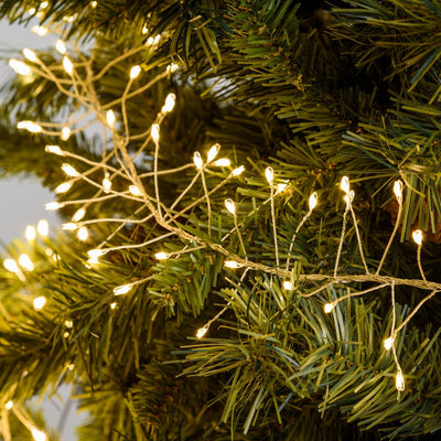 Luci di Natale catena luminosa cavo argento con micro led decorazione albero da esterno Casa e cucina/Decorazioni per interni/Addobbi e decorazioni per ricorrenze/Decorazioni natalizie/Luci natalizie/Catene luminose per interni MagiediNatale.it - Altamura, Commerciovirtuoso.it