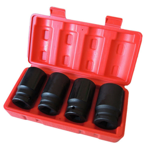 Bussole Boccole Per Pistola Avvitatore Pneumatico Set 4 Pz Da 3/4da 30 A 36mm Fai da te/Utensili elettrici e a mano/Utensili a mano/Bussole e set di bussole/Corredi di bussole/Standard Trade Shop italia - Napoli, Commerciovirtuoso.it