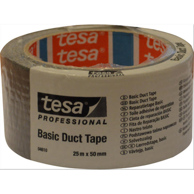 Nastro universale tesa basic duct tape grigio 25mt 50mm impermeabile