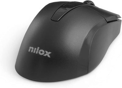 Nilox Mouse Ottico USB 1000 Dpi Ergonomico Nero Elettronica/Informatica/Accessori/Tastiere Mouse e periferiche di input/Mouse Scontolo.net - Potenza, Commerciovirtuoso.it