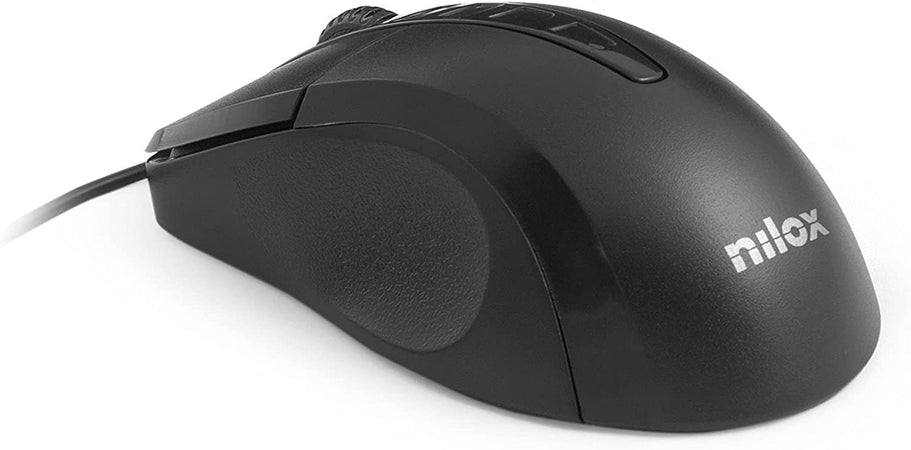 Nilox Mouse Ottico USB 1000 Dpi Ergonomico Nero Elettronica/Informatica/Accessori/Tastiere Mouse e periferiche di input/Mouse Scontolo.net - Potenza, Commerciovirtuoso.it
