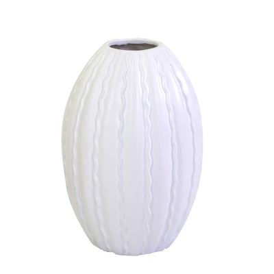 Vaso resina bianco opaco cm ø42h61 Vacchetti