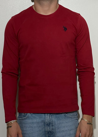 T-shirt manica lunga rosso Moda/Uomo/Abbigliamento/T-shirt polo e camicie/Maglie a manica lunga Kanal 32 - Santa Maria di Licodia, Commerciovirtuoso.it