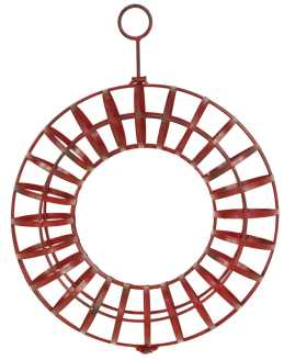 Ghirlanda portamele ferro rosso us-1004cm. 35 x 8,5 h 46 Vacchetti