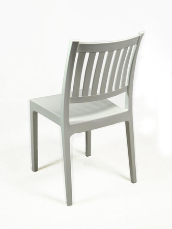 Sedia plastica stampata minerva bianca cm52x46h87 Vacchetti
