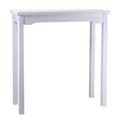 Tavolo esposizione legno nantes bianco rettangolare cm114x46h100 Vacchetti