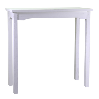 Tavolo esposizione legno nantes bianco rettangolare cm154x46h100 Vacchetti