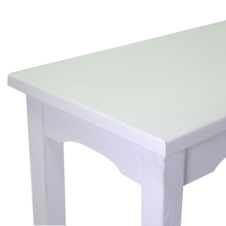 Tavolo esposizione legno nantes bianco quadro cm50x50h70 Vacchetti