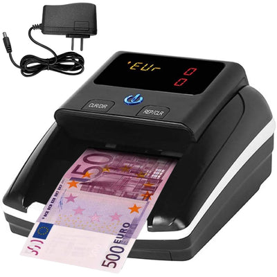 Verifica Banconote Detector e Conta Soldi Autenticatore Controlli Contraffazione