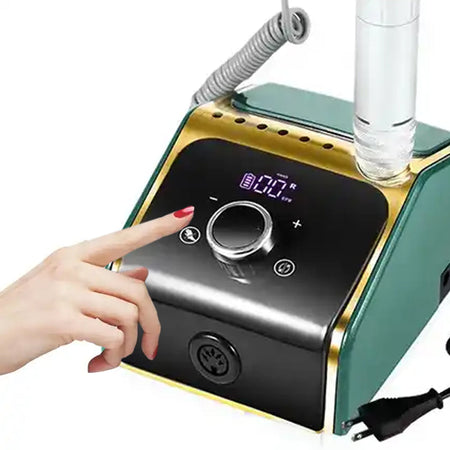 Fresa Elettrica per Unghie Lima Professionale Manicure Pedicure 6 Accessori 50 W