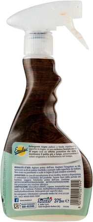 Emulsio Detergente Legno Spray Pulente e Lucidante con Olio d'Argan 4 x 375 ml