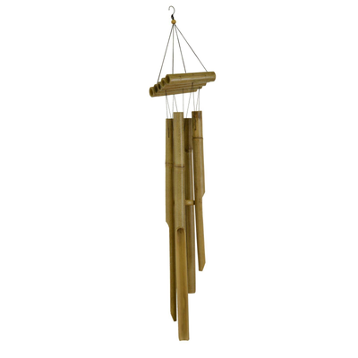 Campanello legno canne bambu' quadro cm20x20h170 Vacchetti