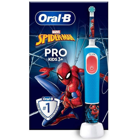 Oral-B Spazzolino Elettrico Ricaricabile Bambini Spiderman +3 Anni con Timer