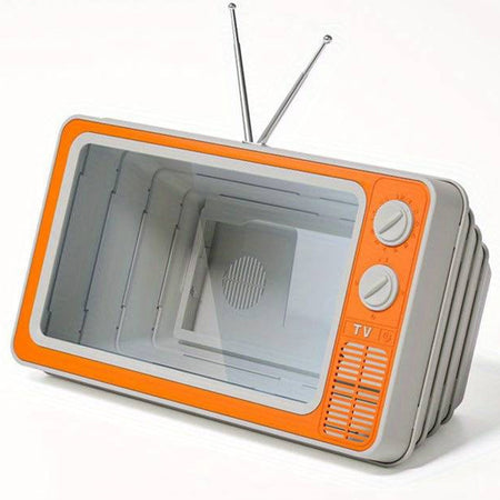 Schermo Lente Ingrandimento 12" Amplificatore Video per Smartphone Arancione