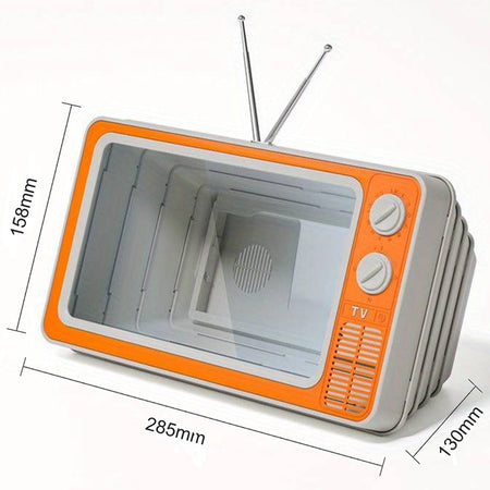 Schermo Lente Ingrandimento 12" Amplificatore Video per Smartphone Arancione