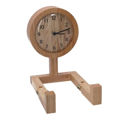 Orologio legno naturale cm15x22,5x23 Vacchetti