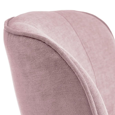 Poltrona Relax in Legno e Tessuto Colore Malva Rosa Modello Kansas 59x66x75H cm