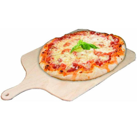 Pala per Pizza da Forno Fornetto Tagliere Legno Multistrato con Manico 49x36cm