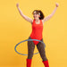 Hula Hoop con Peso 890 gr Attrezzatura Fitness 95 cm per Allenamento Palestra